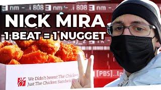 NICK MIRA MAKING BEATS LIVE   1 BEAT = 1 NUGGET CHALLENGE 