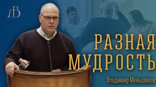 "Разная мудрость" - Владимир Меньшиков | Проповедь