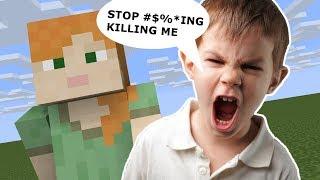 some kid rages over minecraft because he cant kill me [EAR RAPE WARNING]