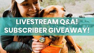 Get to know us Q&A! Plus, Subscriber Giveaway of My Favorite Items and Girl + Dog Adventures Merch!