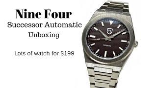 Nine Four Successor Automatic NH35 Sports Integrated Bracelet Watch for $199!!!