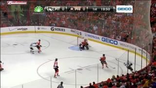 Claude Giroux Rocks Sidney Crosby 4/22/12