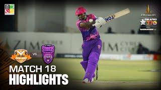 Match 18 Highlights I Day 6 I NYS Lagos vs CT Samp Army | Zim Afro T10 Season 2