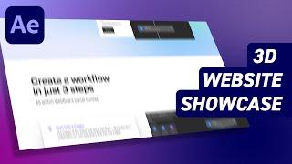 How to Make a 3D Scrolling Website Animation in Adobe After Effects