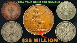 WORTH MILLION DOLLAR: TOP 10 MOST VALUALBE UK ULTRA RARE COINS IN  THE HISTORY OF WORLD