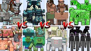 MUTANT MOB TEAMS TOURNAMENT | Minecraft Mob Battle