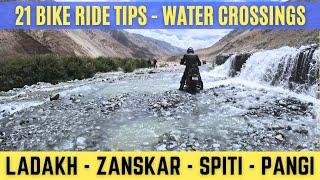 21 Must-Know Tips for Tackling Water Crossings on Ladakh - Spiti - Zanskar Valley Bike Ride