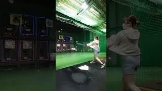 根っこ打ちの達人 #バッティング女子 #野球女子 #バッティング