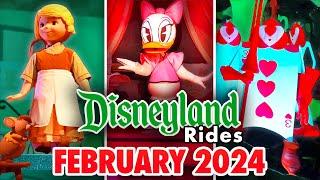 Disneyland Rides - February 2024 POVs [4K 60FPS]