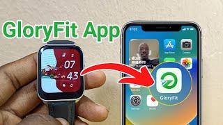 Glory Fit Smart Watch Connect To iPhone - (WhatsApp, Weather, Calls, 12Hr Time)