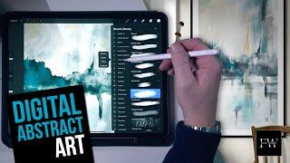 Digital Abstract Art Tutorial - CREATE CONTEMPORARY MODERN PAINTINGS