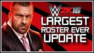 WWE 2K16 - *UPDATE* On The "Largest Roster Ever" - DLC Superstars? (WWE 2K16 News)