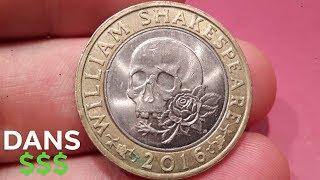 2016 Shakespeare SKULL £2 Coin VALUE + REVIEW