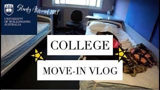 College Move-In Vlog! ⭐️Study Abroad: University of Wollongong Australia 2019