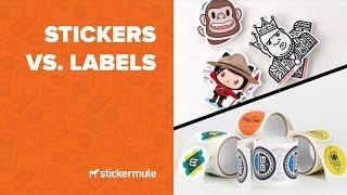 Stickers vs. Labels - What's the difference?