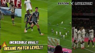 Incredible Goal in Bayern's Match Against Leverkusen at the Allianz Arena stadium