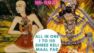 अवश्य सुने - बिहारी जी के | 1 to 37 All in one Shree Kelimal Pad | Shree Swami Haridas | 500+ Old