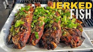 HOW TO MAKE JAMAICAN JERK PARROT FISH ON THE GRILL | Hawt Chef