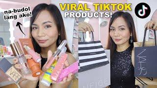 HUGE MAKEUP HAUL  Viral Tiktok Products in Real Life!!