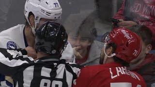 Tampa Bay Lightning Vs Detroit Red Wings End Of Period Scrum