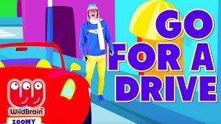 Captain Ace Zoomy Goes for a Drive in a Car   Vehicle Songs   Cars Song  Rhymes for Kids