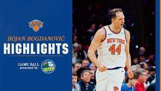 Bojan Bogdanovic catches fire from the 3PT line in Philadelphia | February 22, 2024