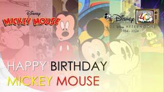 Happy Birthday Mickey! - It All Started By A Mouse I  Mickey Mouse 95th Birthday