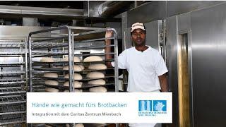 Hände wie gemacht fürs Brotbacken: Arbeitsmarktintegration mit dem Caritas Zentrum Miesbach