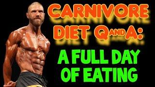 WHAT I EAT IN A DAY on the CARNIVORE DIET | Full Day of Eating Carnivore Diet: My Carb Load Strategy