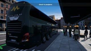 Fernbus Simulator | Autobús doble piso Neoplan Skyliner | Destino Hamburgo