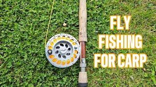 Fly Fishing for Carp at Ashmansworthy Pools, Carp fishing lakes