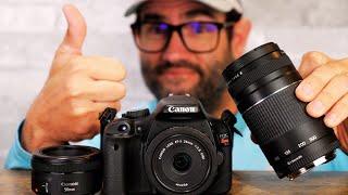 Top 3 Must-Have Lenses for Canon Rebel T2i 550D DSLR Camera 2024 Edition!