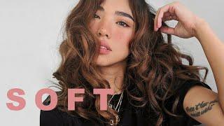 SOFT CURLS | Big Fluffy Curls Hair Tutorial | rachelteetyler