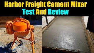 Harbor Freight Cement Mixer Review and DIY TEST! | Tool Reviews |