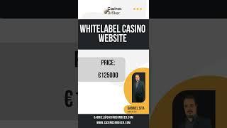 Whitelabel Casino Website - Price €125,000  #igaming #whitelabel #forsale #casinobusiness #casino