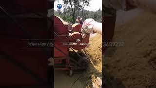 How does a sorghum thresher work ? #shorts