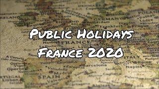 French Public Holidays in 2020