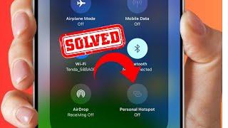 How to Fix Personal Hotspot Not Working iPhone iOS 17 / Hotspot Grayed Out in iPhone