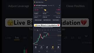 Live Bitcoin Liquidation with 100X leverage  Crypto Trading