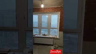 Монтаж гипсовой плитки Кирпич. #интерьер #краснодар#дизайн#лофтстиль