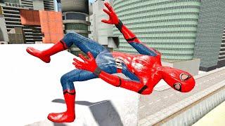 Spiderman Ragdolls Physics (GMOD) Episode 593