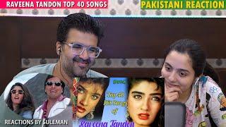 Pakistani Couple Reacts To Raveena Tandon Top 40 Songs | Part 1