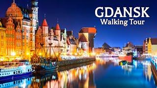 Gdansk Walking Tour | Old town Evening stroll | Explore Poland in 4K