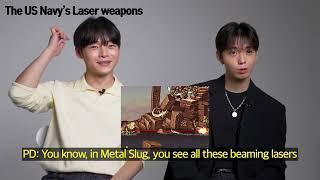 Korean soldier React to Amaizing Laser Gun of the US Navy