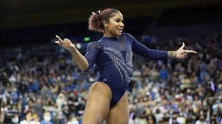 UCLA's Jordan Chiles scores 9.925 with sensational floor routine in NCAA Championships Semifinal