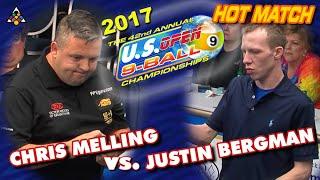 CHRIS MELLING vs JUSTIN BERGMAN - 2017 US Open 9-Ball Championship
