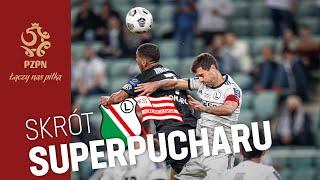 SUPERPUCHAR POLSKI: Obszerny SKRÓT meczu LEGIA - CRACOVIA