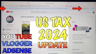 Us Tax Expired | Resubmit Tax Info on Adsense | Tagalog Tutorial | 2024 Update