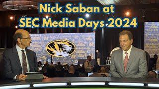 Nick Saban at SEC Media Days 2024