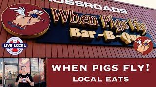 When Pigs Fly! | BBQ Food Review | Live Local Wichita